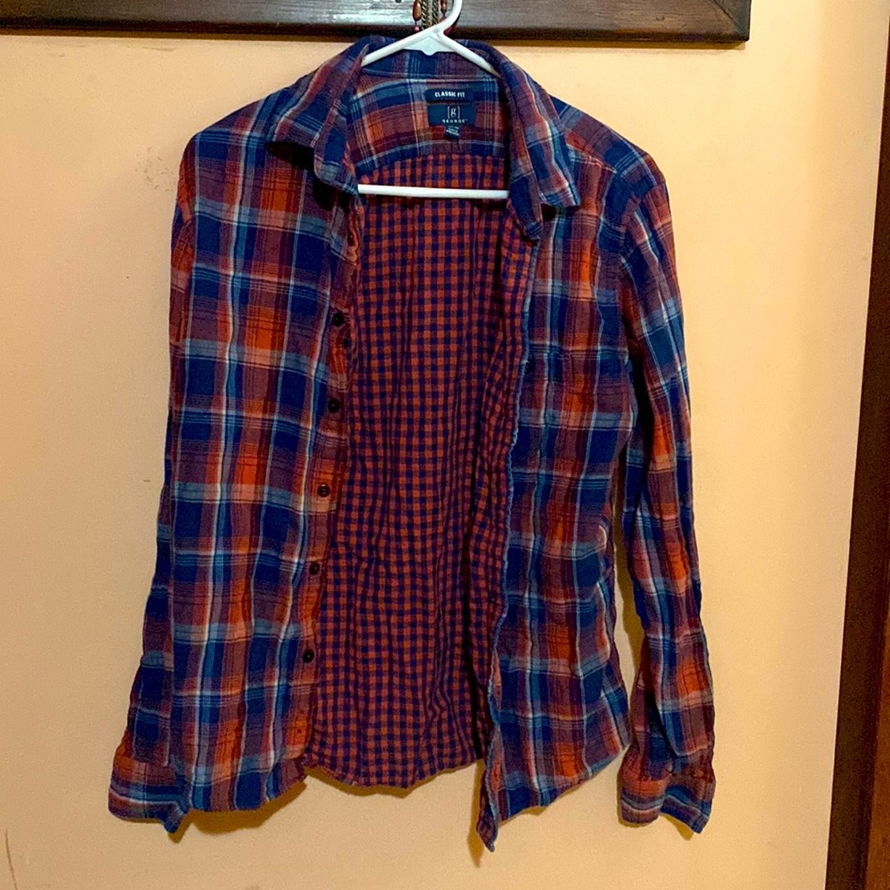 Unisex Small George button-up shirt